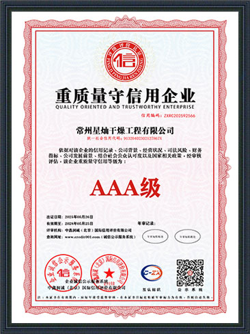 重质量守信用企业